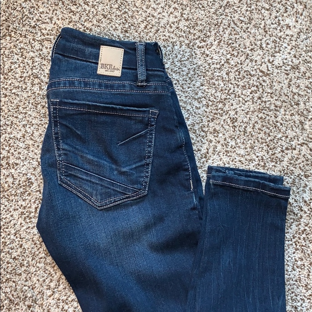 Bke Stella slim fit low rise ankle skinny